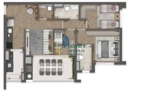 Apartamento, 3 quartos, 84 m² - Foto 7