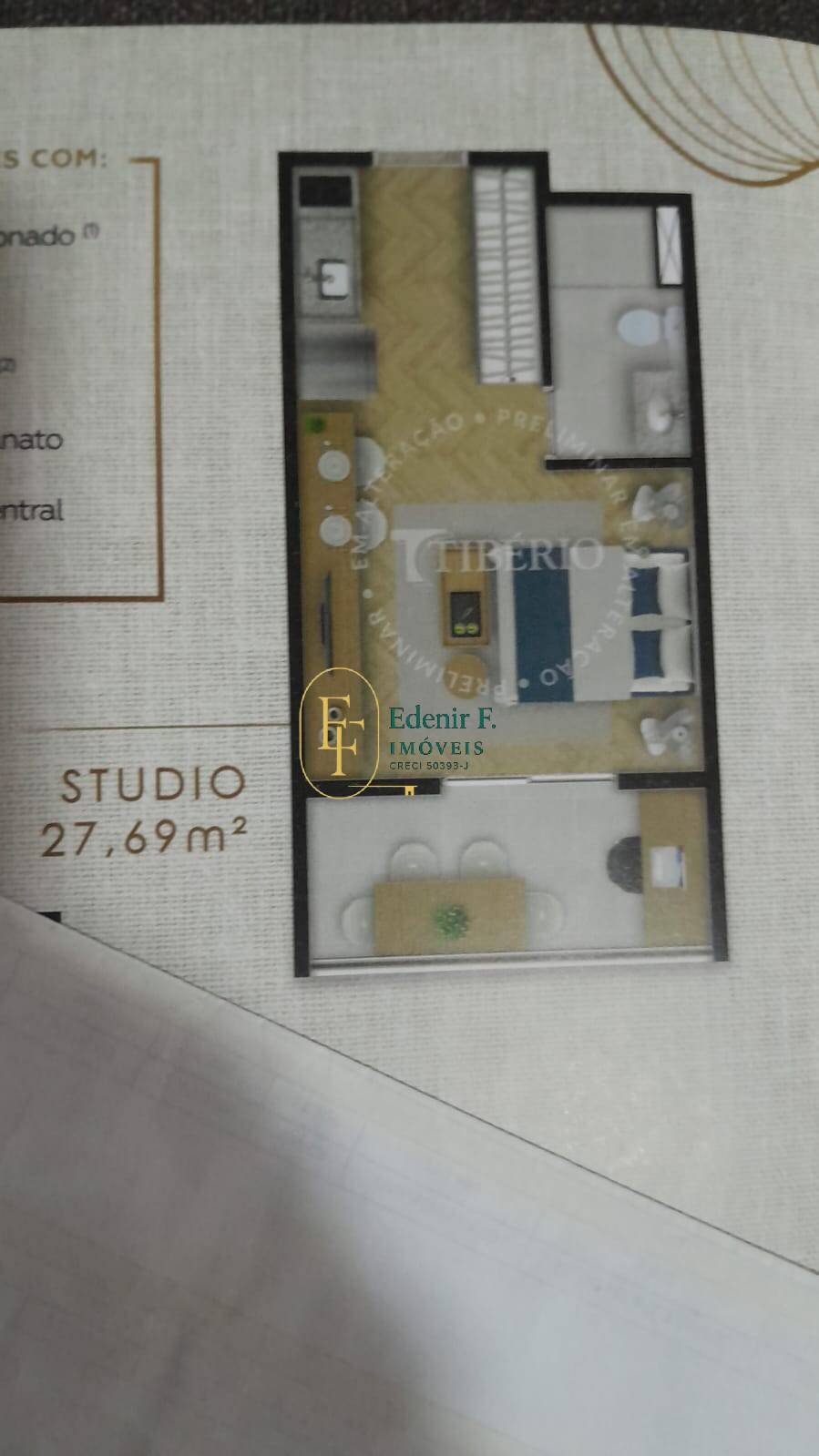 Apartamento, 1 quarto, 27 m² - Foto 2